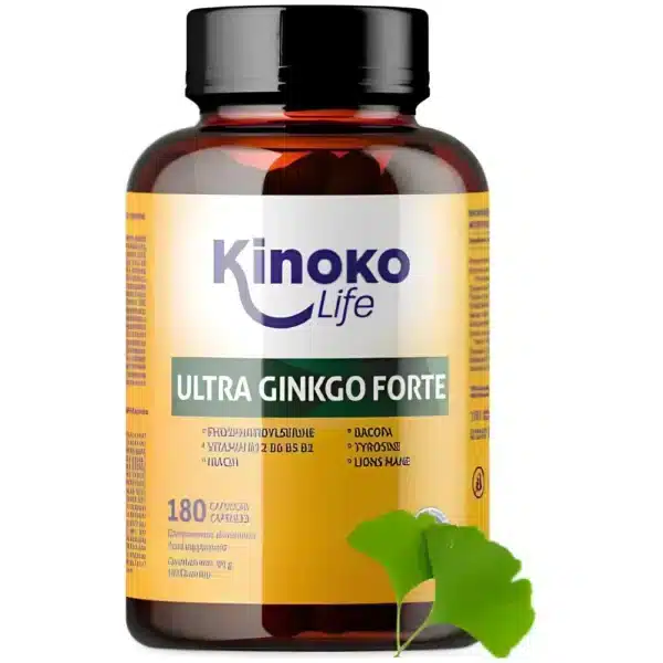 Kinoko Life Ultra Ginkgo Forte 180 Cápsulas