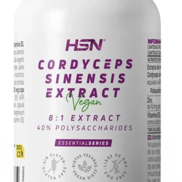 Cordyceps Sinensis da HSN 30 Cápsulas Vegetais 4000mg