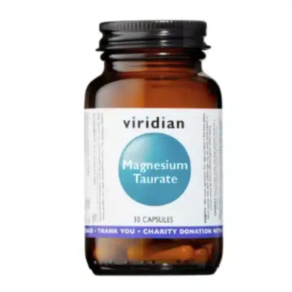 Magnesium Taurate da Viridian 30 Cápsulas